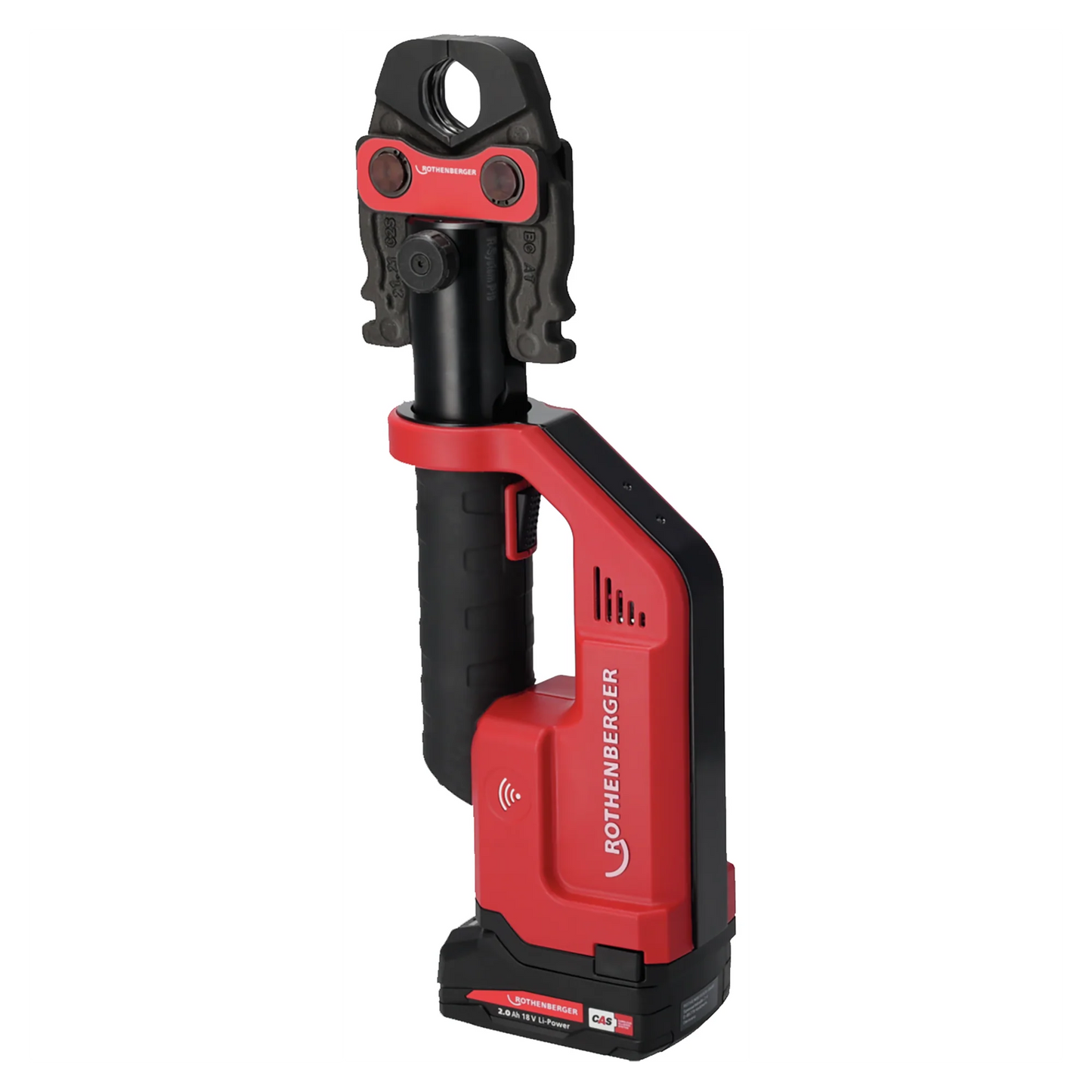 Rothenberger ROMAX Compact III Basic Set 1 sertisseuse radiale sur batterie 18 V 19 kN ( 1000004261 ) + 1x batterie 2,0 Ah + chargeur + coffret(défaut)