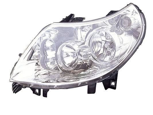 Phare droit H1+H7 (jusqu'en 2010) Fiat Ducato(Transparent/Noir)