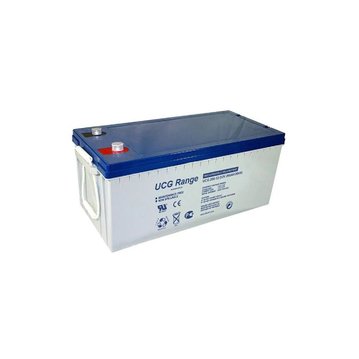 Batterie Gel Ultracell UCG200-12 12v 200ah(Gris/Bleu)