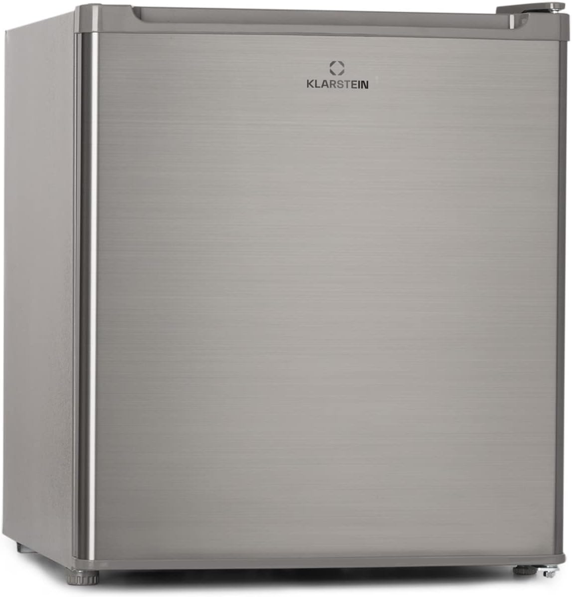 Klarstein Mini Congelateur Armoire, Petit Congélateur pour la Chambre et la Maison, Mini congélateur 33L, Congelateur Petite Taille avec Etagère, Econome en Energie, Appareil à glaçons et Grattoir(Argent)