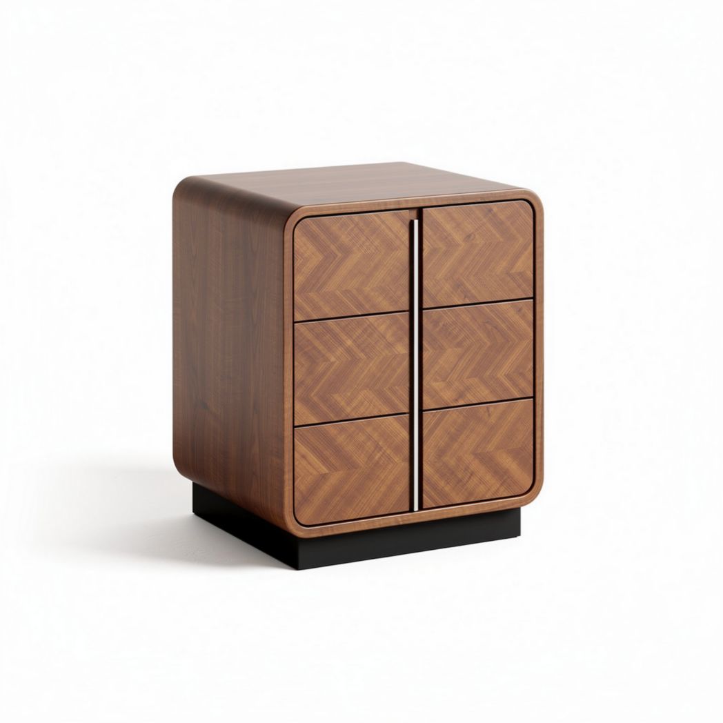 Meuble de rangement en bois avec six tiroirs dimensions 60 x 40 x 50cm