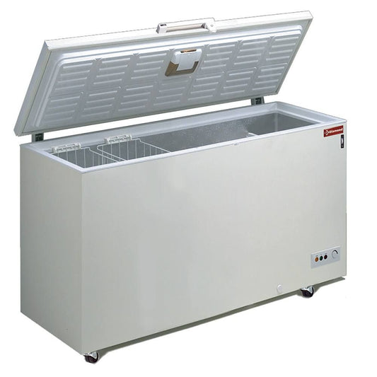 Congélateur bahut 300 litres sco couvercle plein 1030x685xh895(Blanc)