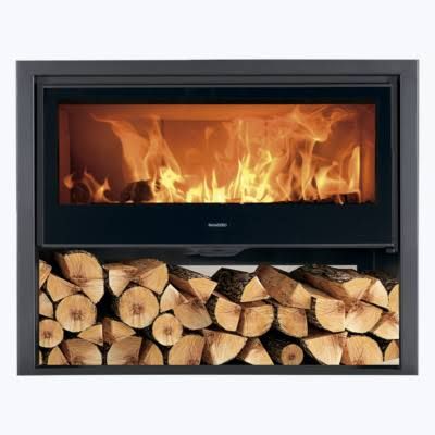 Panadero ALLEGRO Poêle À Bois(Noir/Marron)