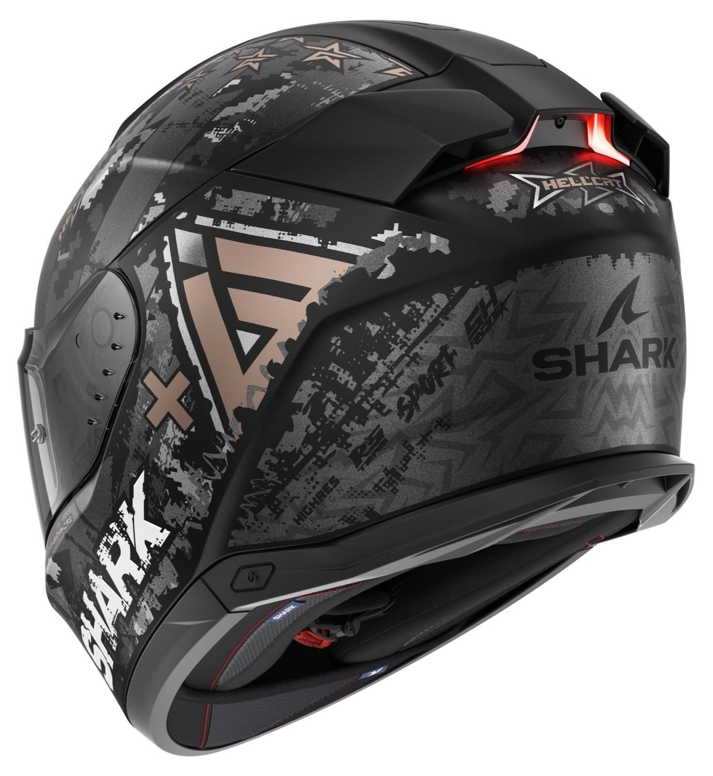 Casque Shark Skwal i3 Hellcat Mat(Noir/Gris)