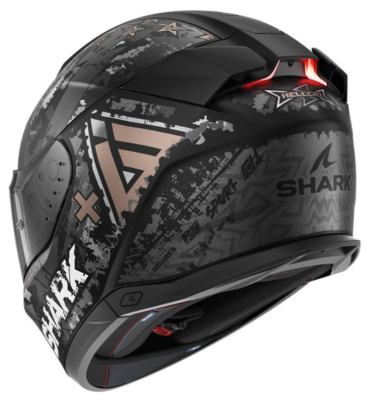 Casque Shark Skwal i3 Hellcat Mat(Noir/Gris)