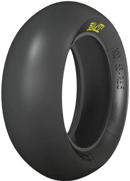 Pneu PMT Slick Haute Performance pour Dualtron Thunder et Kaabo Wolf Warrior(Noir)